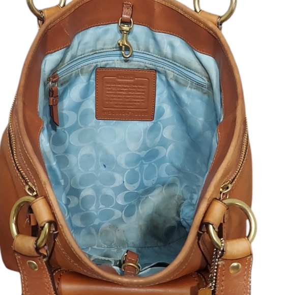 Coach Legacy Gigi Whiskey Saddle Leather Turlock Shoulder Tote EUC - Picture 7 of 8